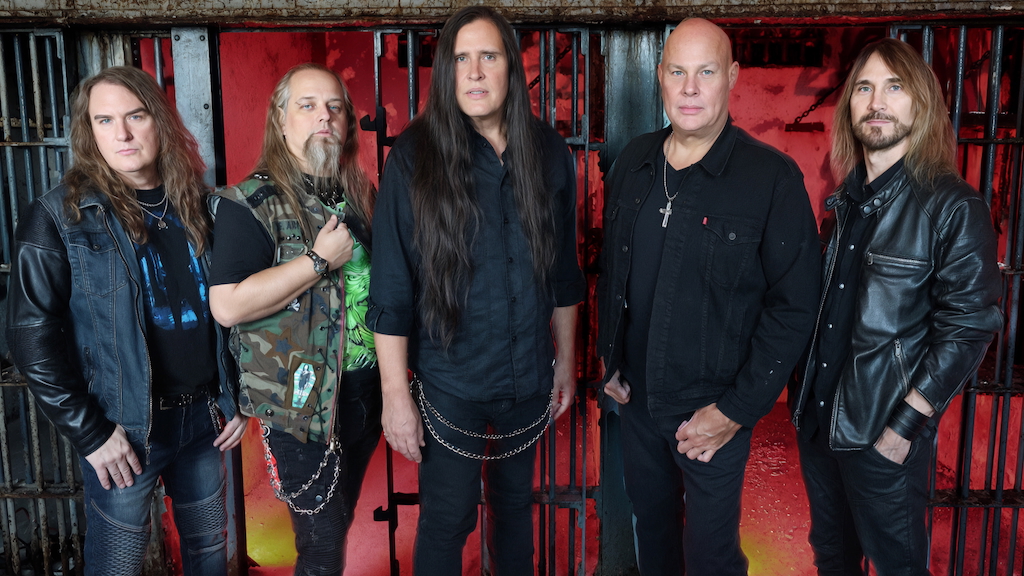 Das neue Metal Church-Line-up: David Ellefson, Brian Allen, Rick Van Zandt, Kurdt Vanderhoof und Ken Mary (v.l.)